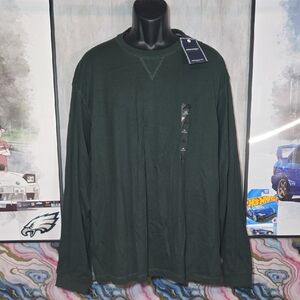 2XL Architect Forest Green Long Sleeve Tee